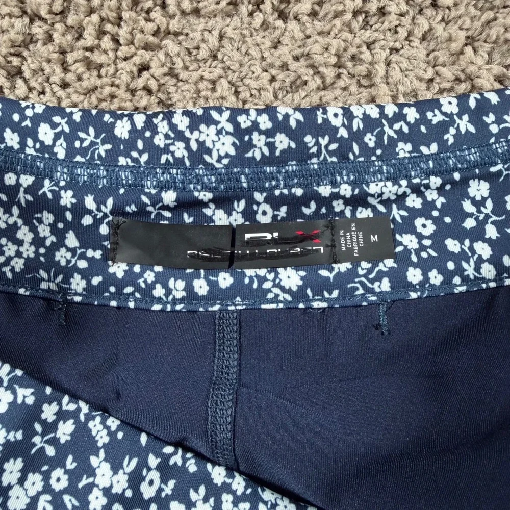 Ralph Lauren RLX Floral Golf Skort womens Medium tennis‎ athletic patchwork navy